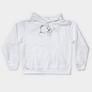 Sketch Mouse Kids Hoodie